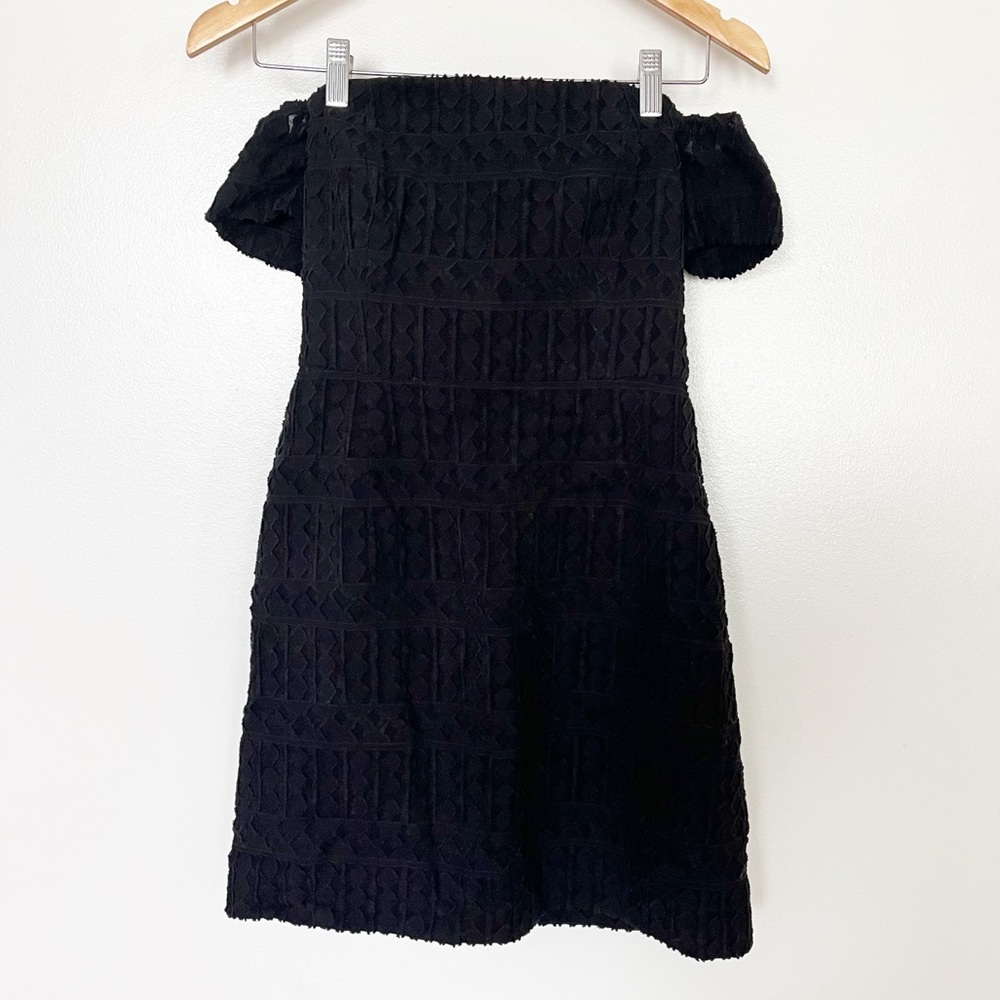 Vineyard Vines Jacquard Off the Shoulder Mini Cocktail Dress NWT